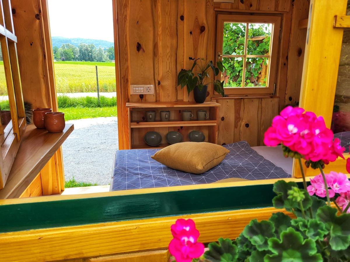 Unique Wooden Holiday House In Nature Lukovica pri Domzalah ภายนอก รูปภาพ